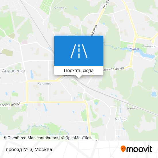 Карта проезд № 3