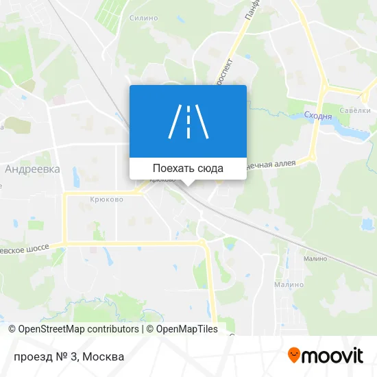 Карта проезд № 3