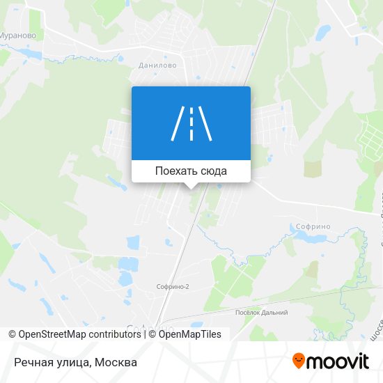 Карта Речная улица