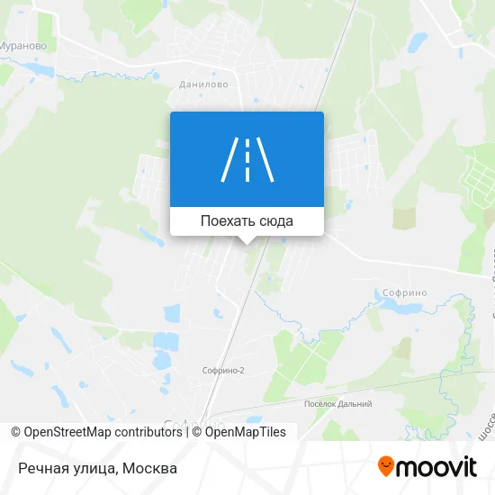 Карта Речная улица