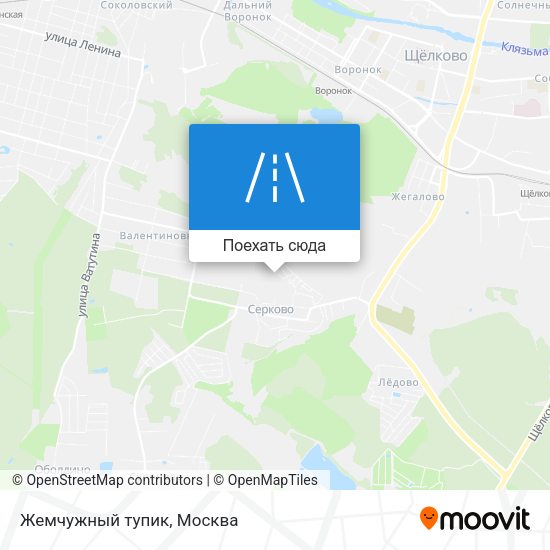Карта Жемчужный тупик