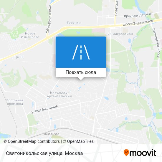 Карта Святоникольская улица