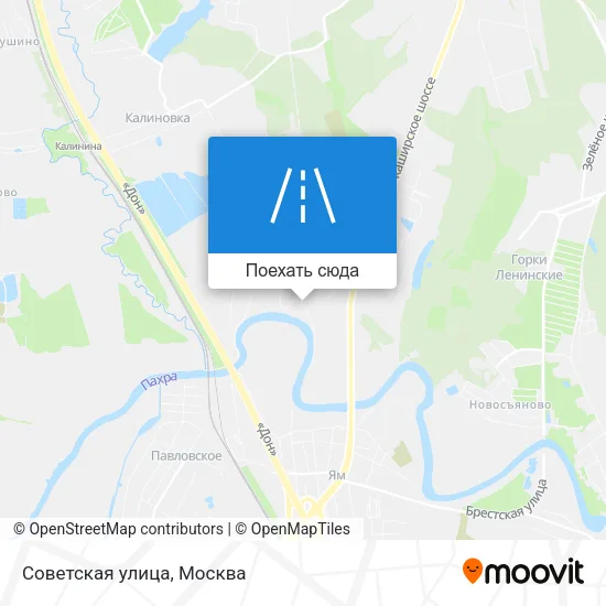 Карта Советская улица