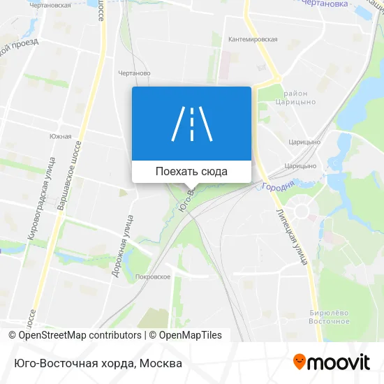 Карта Юго-Восточная хорда