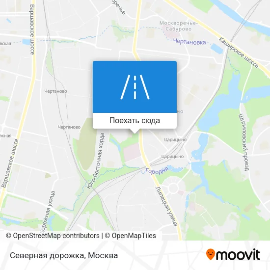 Карта Северная дорожка