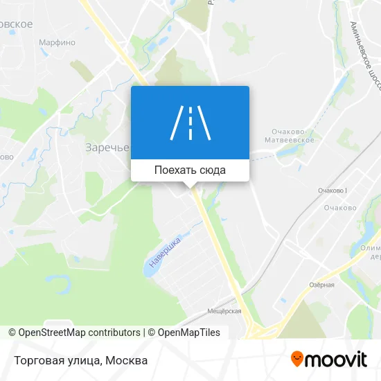 Карта Торговая улица