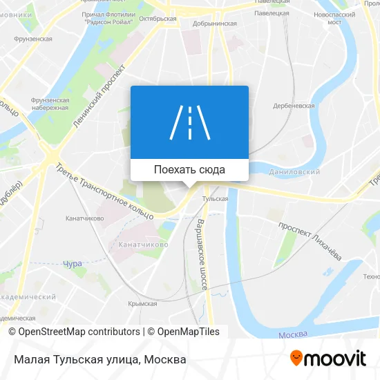 Карта Малая Тульская улица