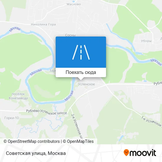 Карта Советская улица