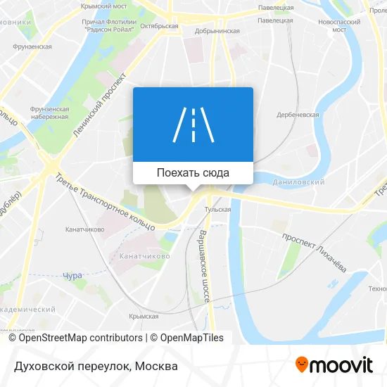 Карта Духовской переулок