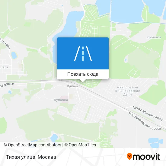 Карта Тихая улица