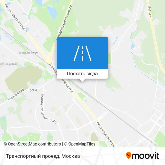 Карта Транспортный проезд