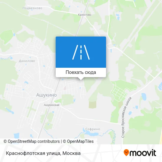 Карта Краснофлотская улица