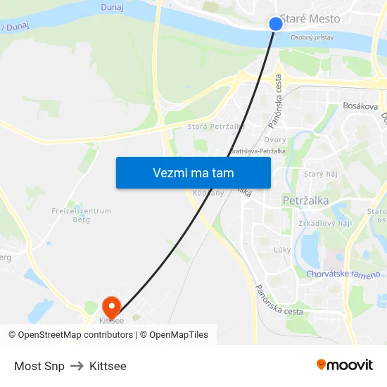 Most Snp to Kittsee map