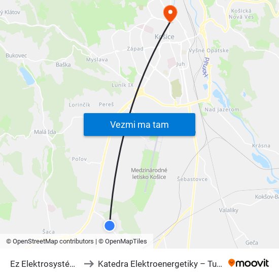 Ez Elektrosystémy to Katedra Elektroenergetiky – Tuke map