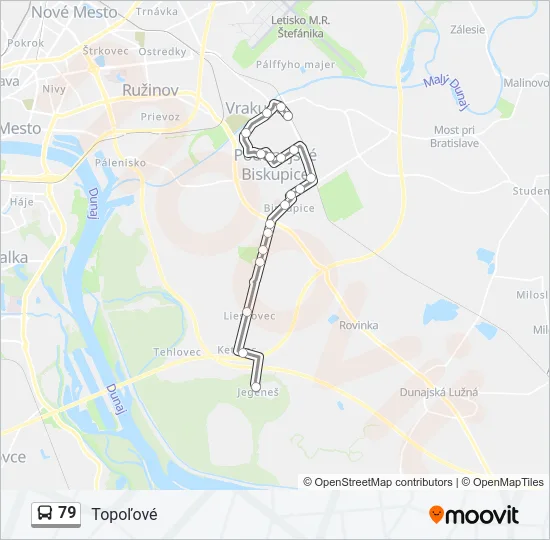 79 Bus Line Map