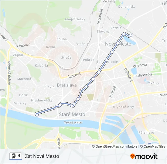 4 Light Rail Line Map