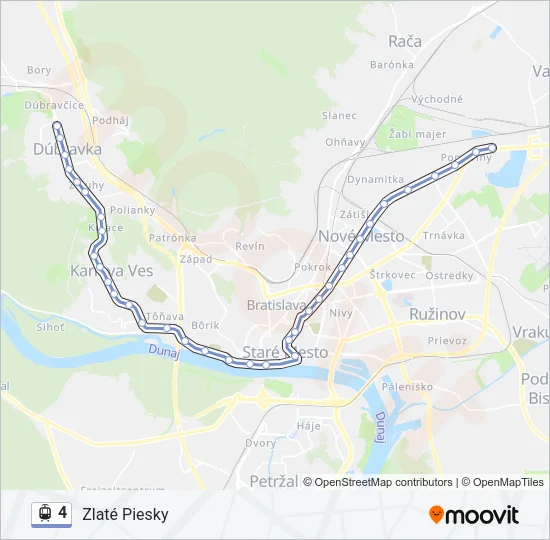 4 Light Rail Line Map