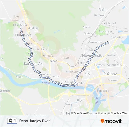 4 Light Rail Line Map