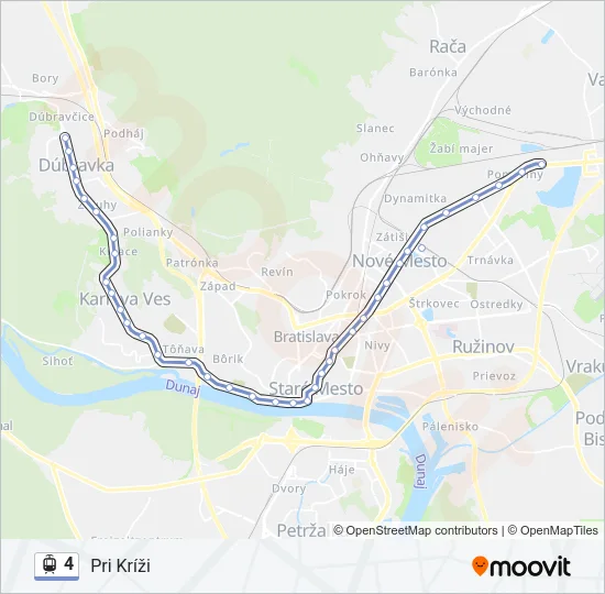 4 Light Rail Line Map
