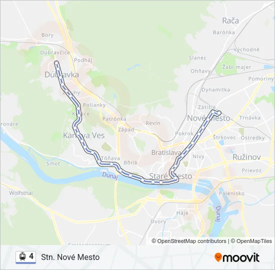 4 Light Rail Line Map