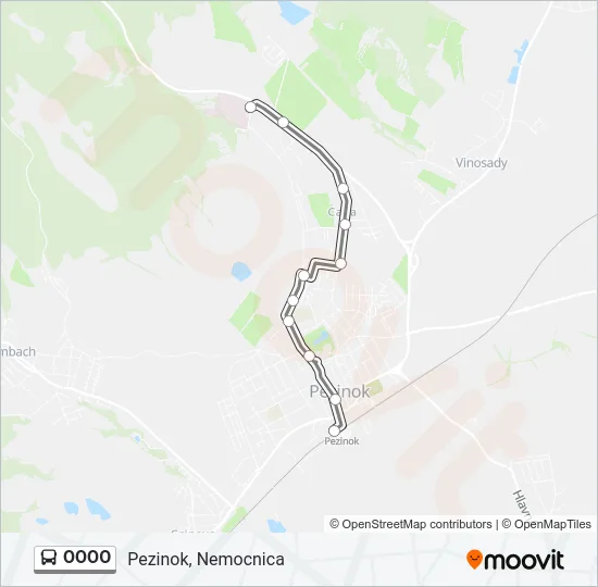 OOOO Bus Line Map