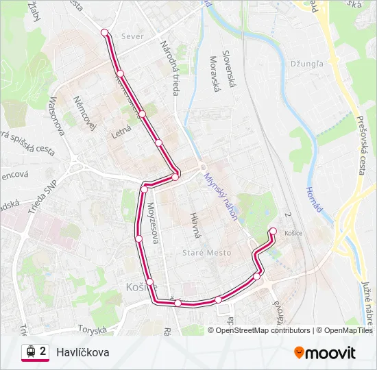 2 Light Rail Line Map