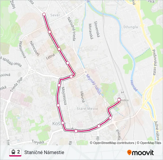 2 Light Rail Line Map
