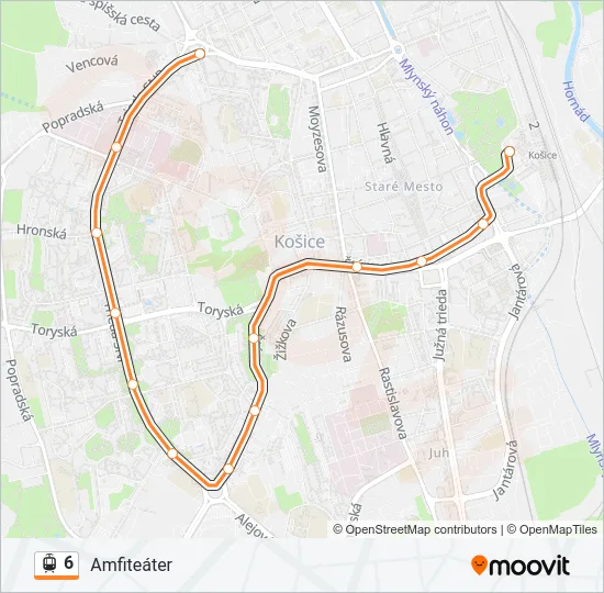 6 Light Rail Line Map