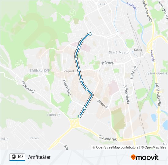 R7 light rail Line Map