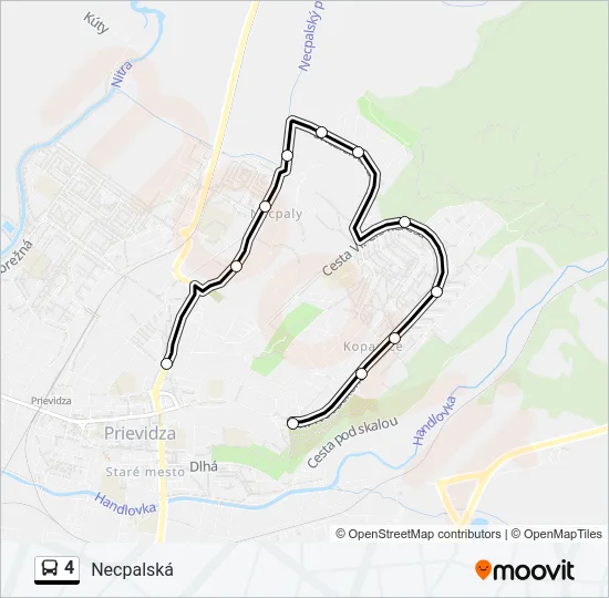 4 Bus Line Map