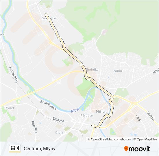 4 bus Line Map