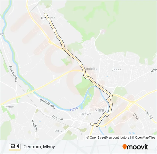 4 Bus Line Map