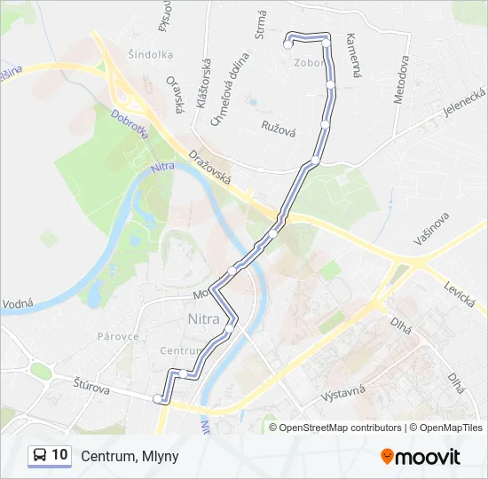 10 Bus Line Map