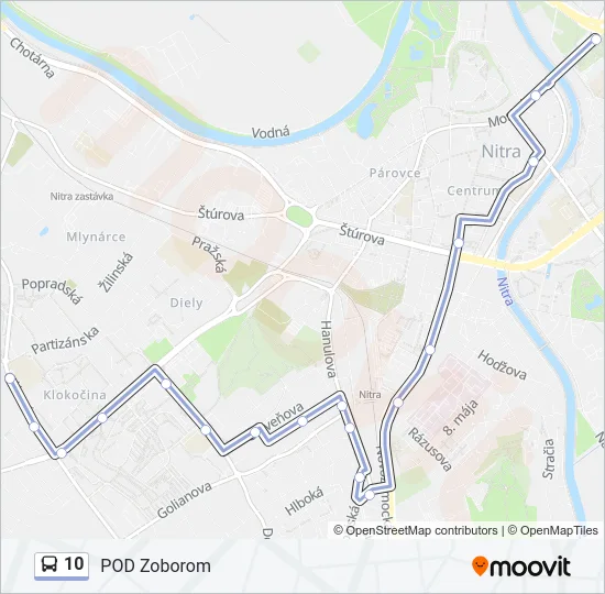 10 Bus Line Map