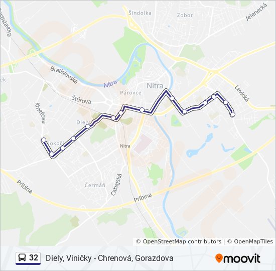 32 bus Line Map