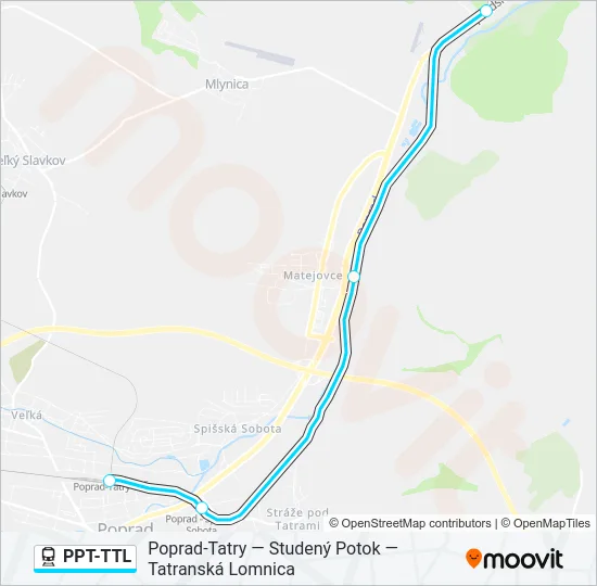 PPT-TTL Train Line Map