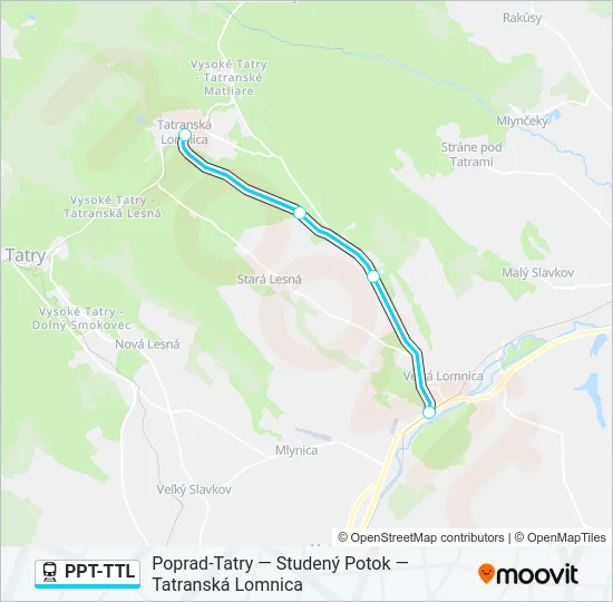 PPT-TTL Train Line Map