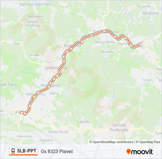 SLB-PPT Train Line Map