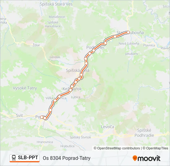 SLB-PPT Train Line Map