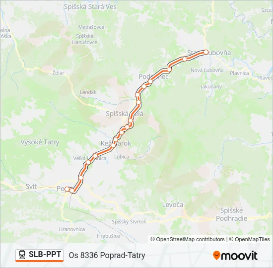 SLB-PPT Train Line Map