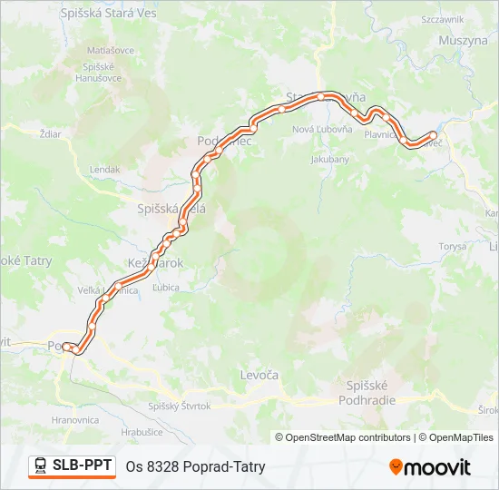 SLB-PPT Train Line Map