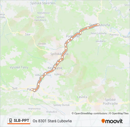 SLB-PPT Train Line Map