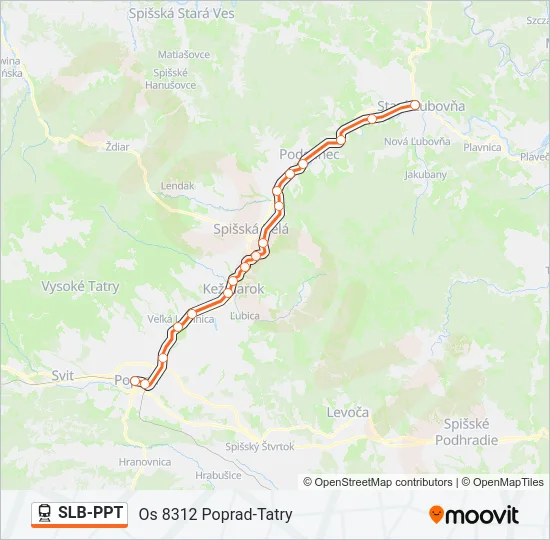 SLB-PPT Train Line Map