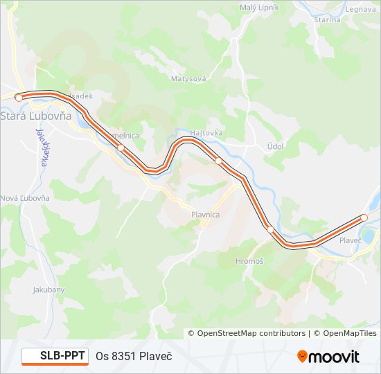 SLB-PPT train Line Map