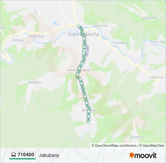 710400 Bus Line Map
