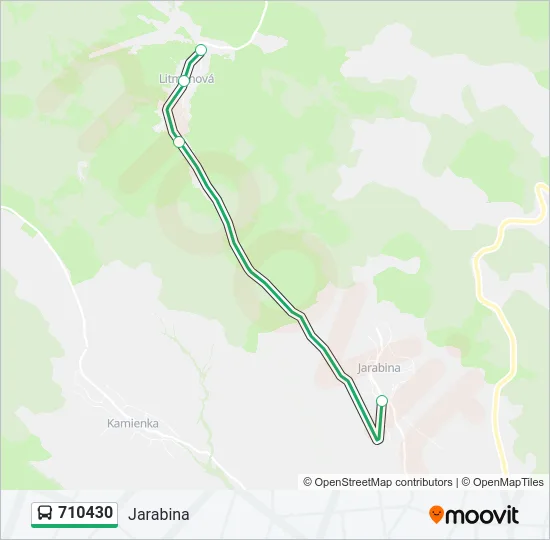 710430 Bus Line Map