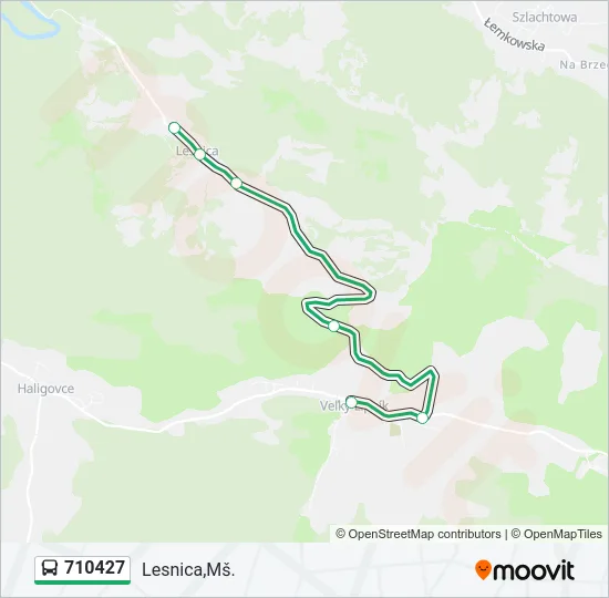 710427 Bus Line Map