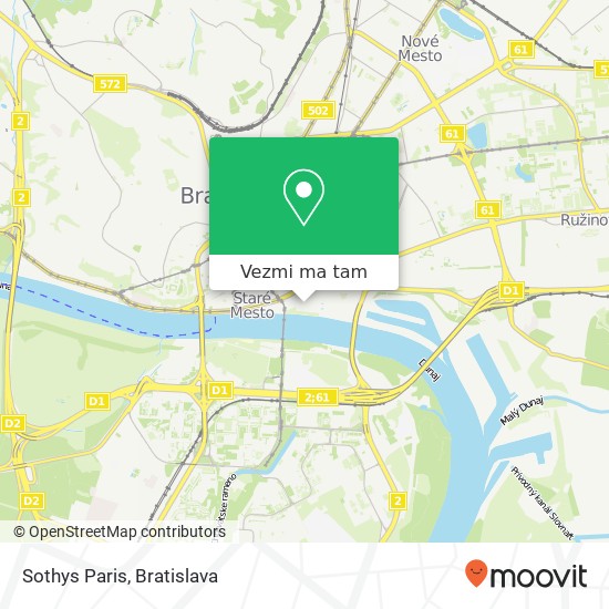 Sothys Paris mapa