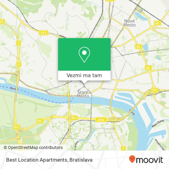 Best Location Apartments mapa