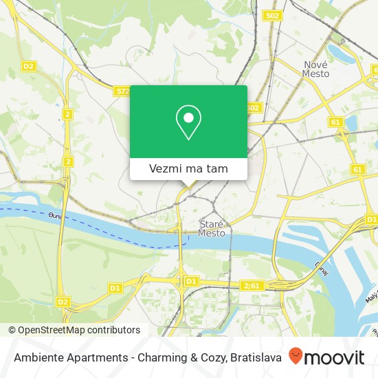 Ambiente Apartments - Charming & Cozy mapa